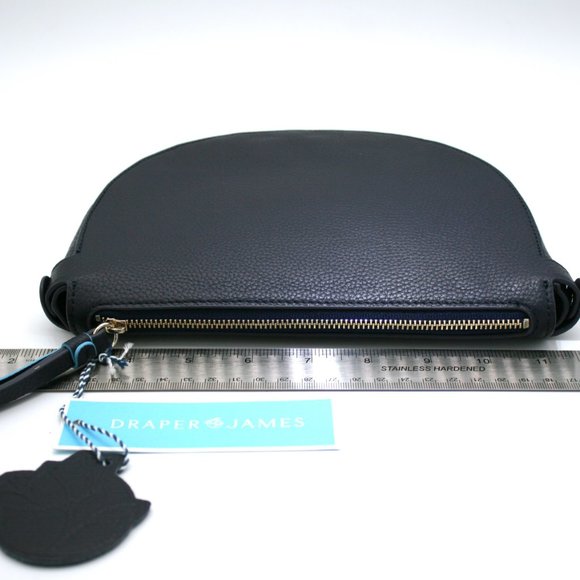 BRAND NEW-Drapper James Half-Moon Clutch - Picture 2 of 9